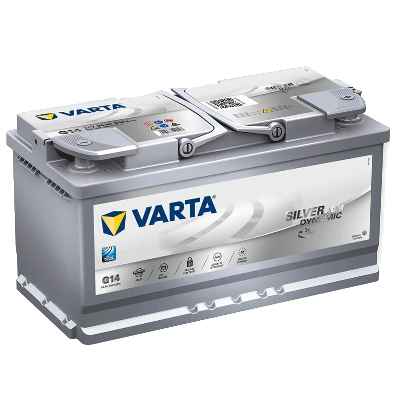 Акумулятор Varta 95 Aг 12В Silver Dynamic AGM (G14) (0)