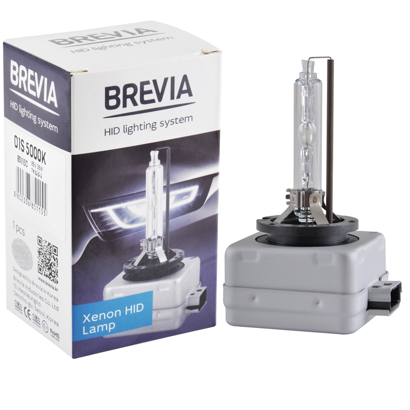 Ксенонова лампа Brevia D1S 5500K 35W PK32d-2 85115c (1 шт.)