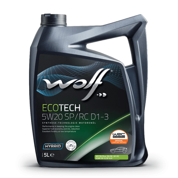 Моторна олива Wolf EcoTech SP/RC D1-3 5W-20 4л