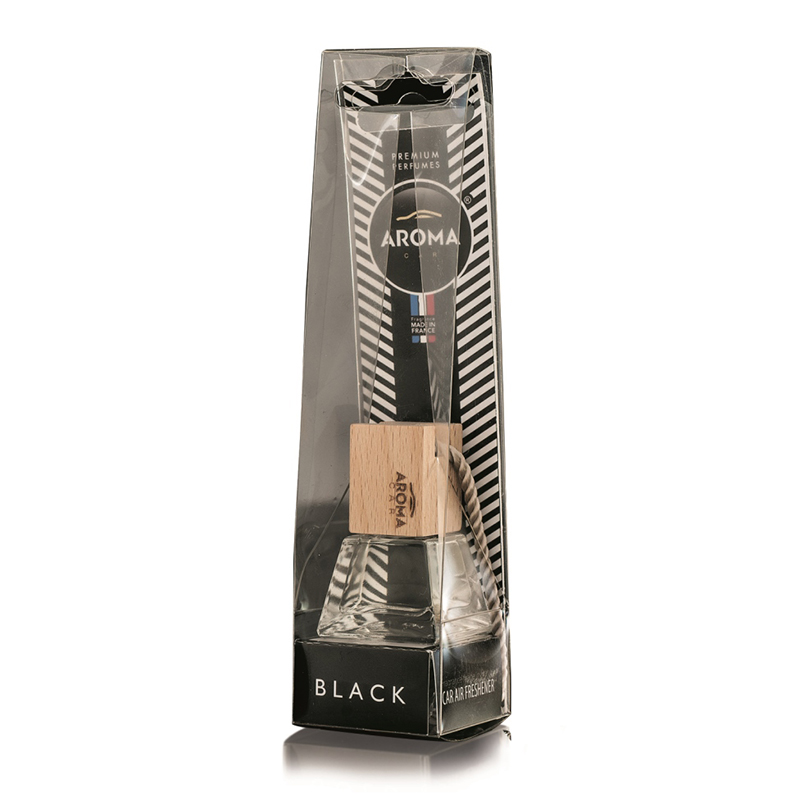 Ароматизатор повітря підвісний Aroma Prestige Wood 7мл Black