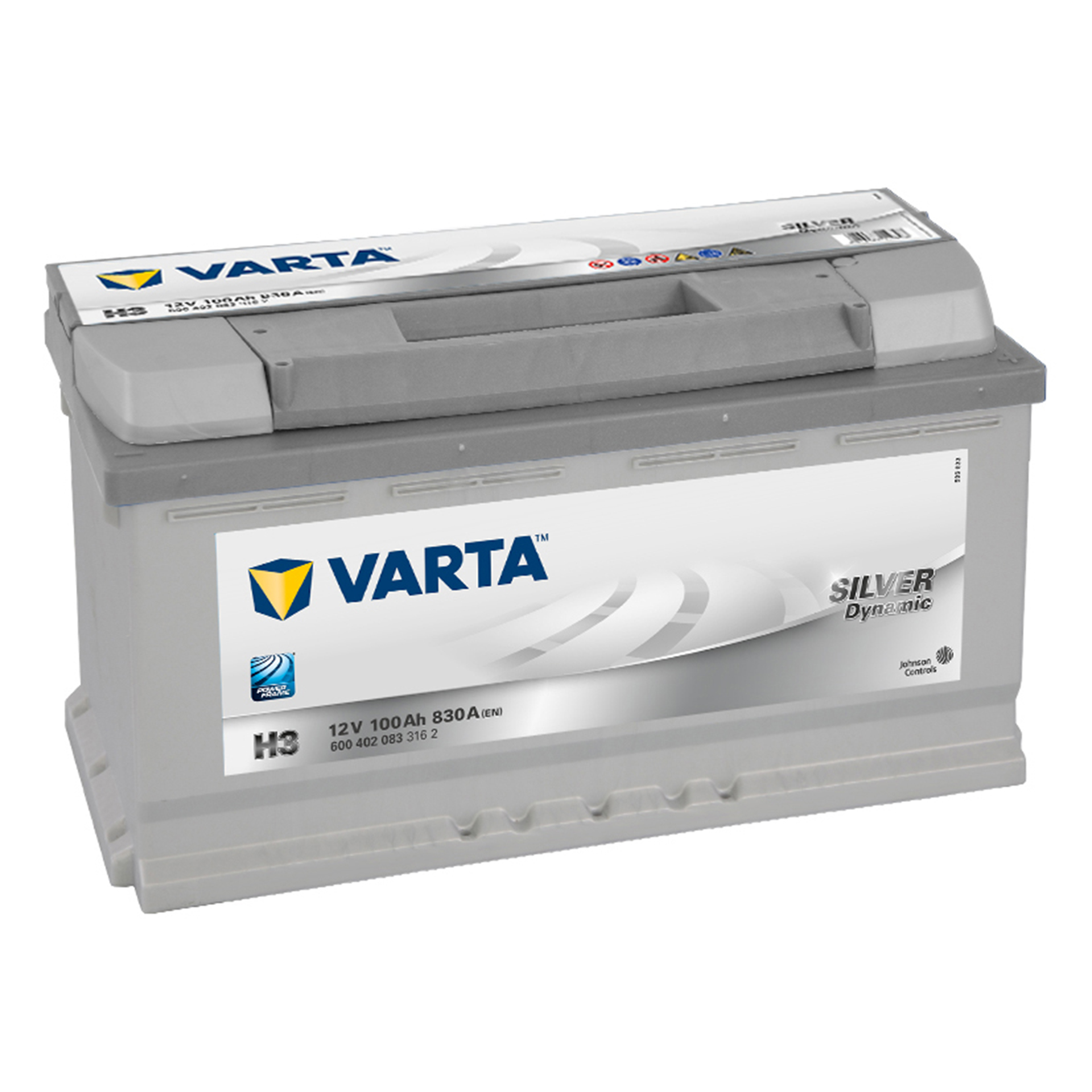 Акумулятор Varta 100 Ah/12V Silver Dynamic H3 (0)