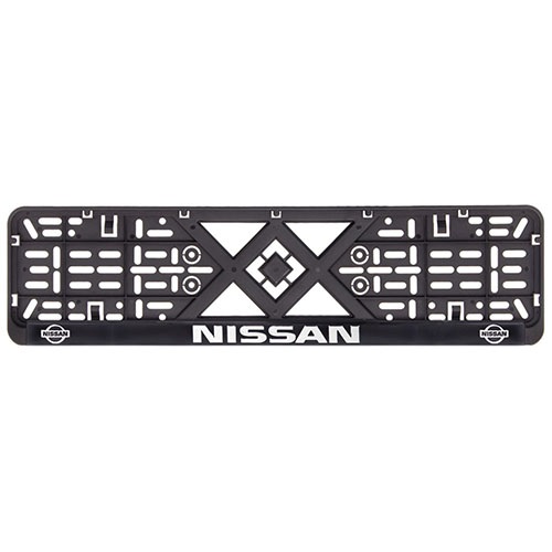 Рамка номерного знаку Vitol об`ємні букви Nissan