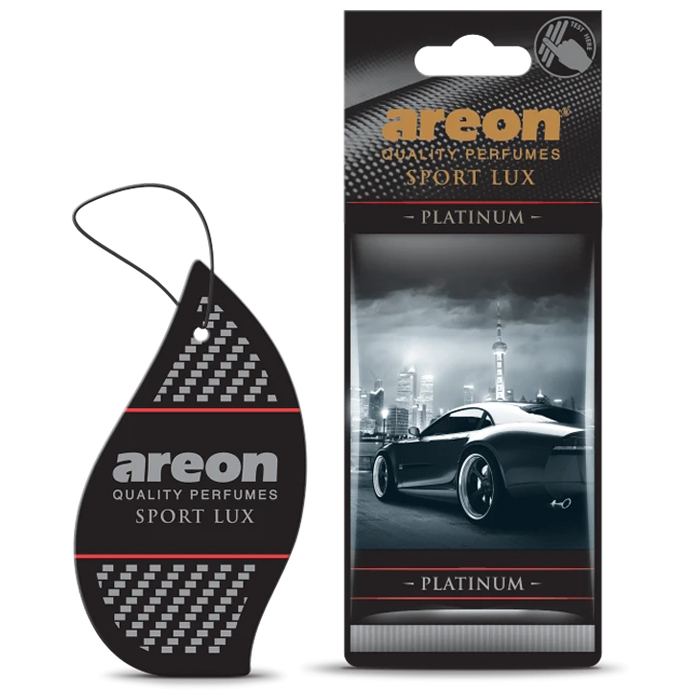 Ароматизатор повітря сухий листочок Areon Sport Lux Platinum