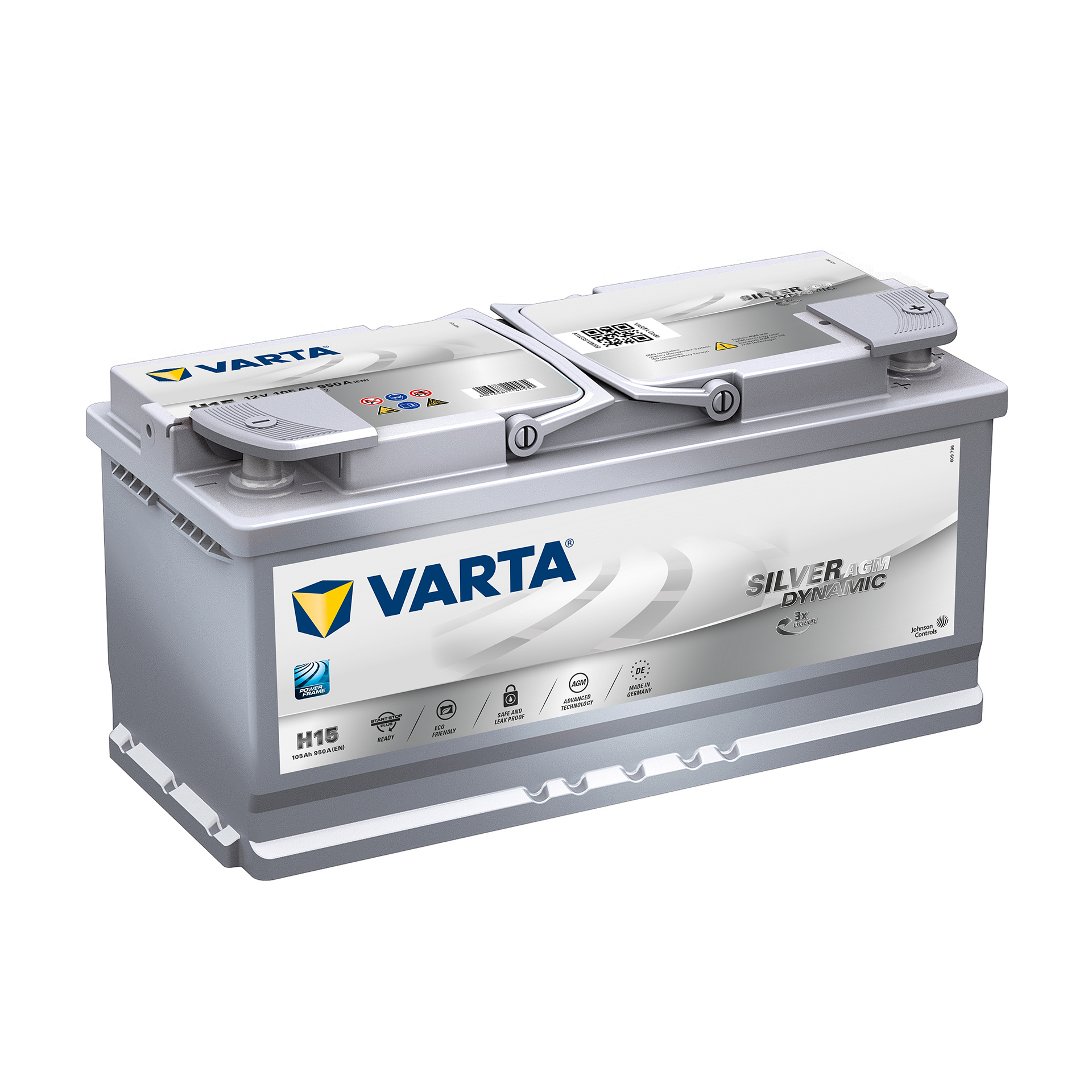 Акумулятор Varta 105 Aг 12В Start-Stop Plus AGM H15 (0)