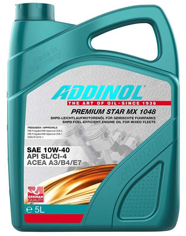 Моторна олива Addinol Premium STAR MX 1048 10W-40 4л