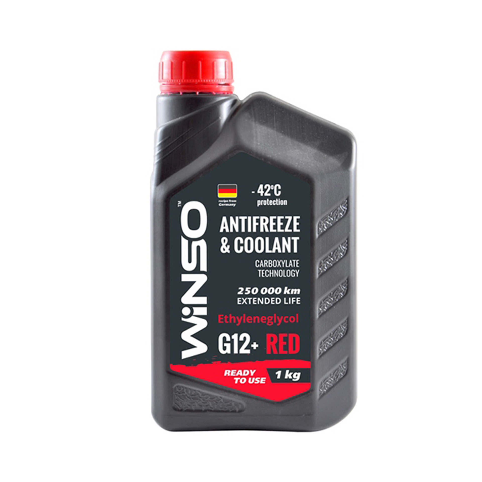 Антифриз готовий до використання Antifreeze Winso G12+ 1кг (Червоний)