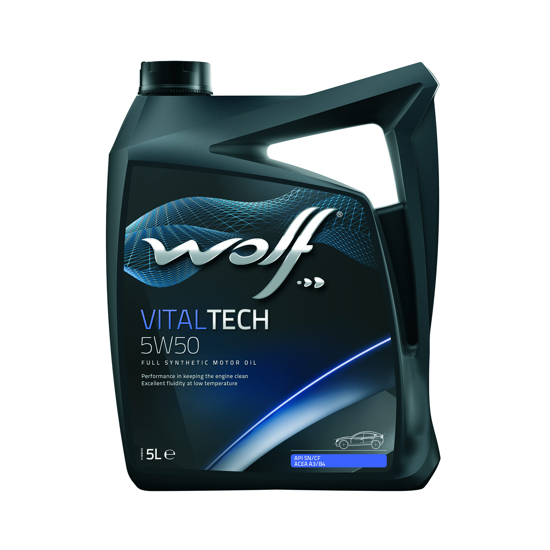 Моторна олива Wolf VitalTech 5W-50 5л