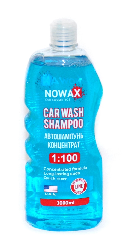 Автошампунь концентрат 1:100 Nowax Car Wash Shampoo 1л