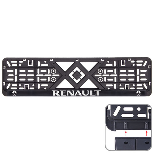 Рамка номерного знаку Vitol об`ємні букви Renault