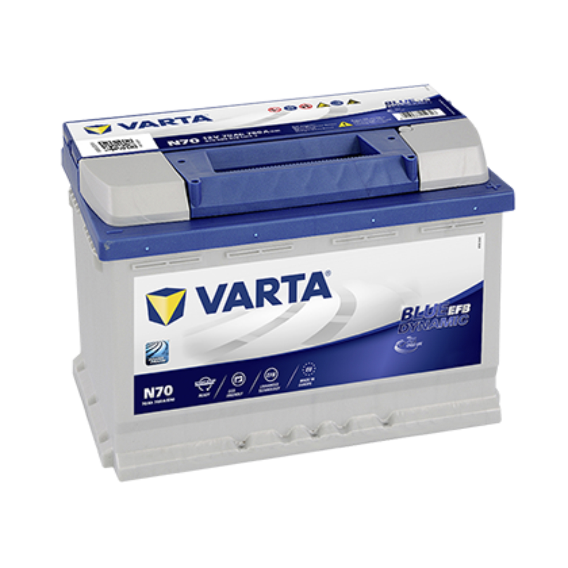 Акумулятор Varta 70 Aг 12В Blue Dynamic EFB N70 (0)