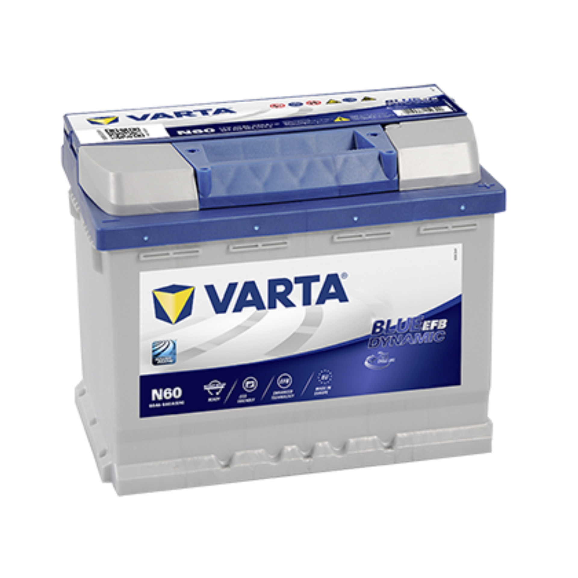 Акумулятор Varta 60 Aг 12В Blue Dynamic EFB N60 (0)