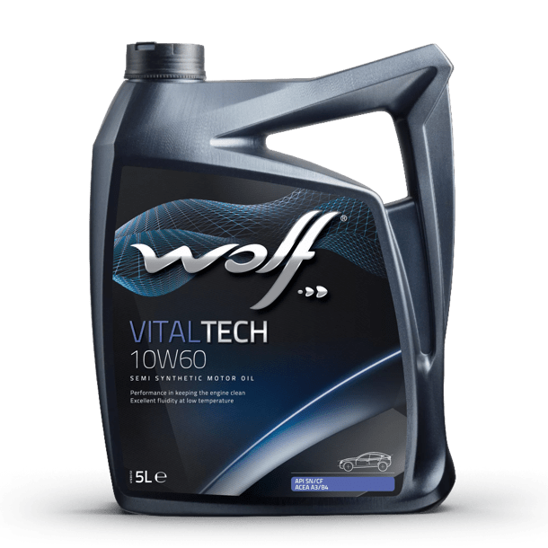 Моторна олива Wolf VitalTech M 10W-60 5л