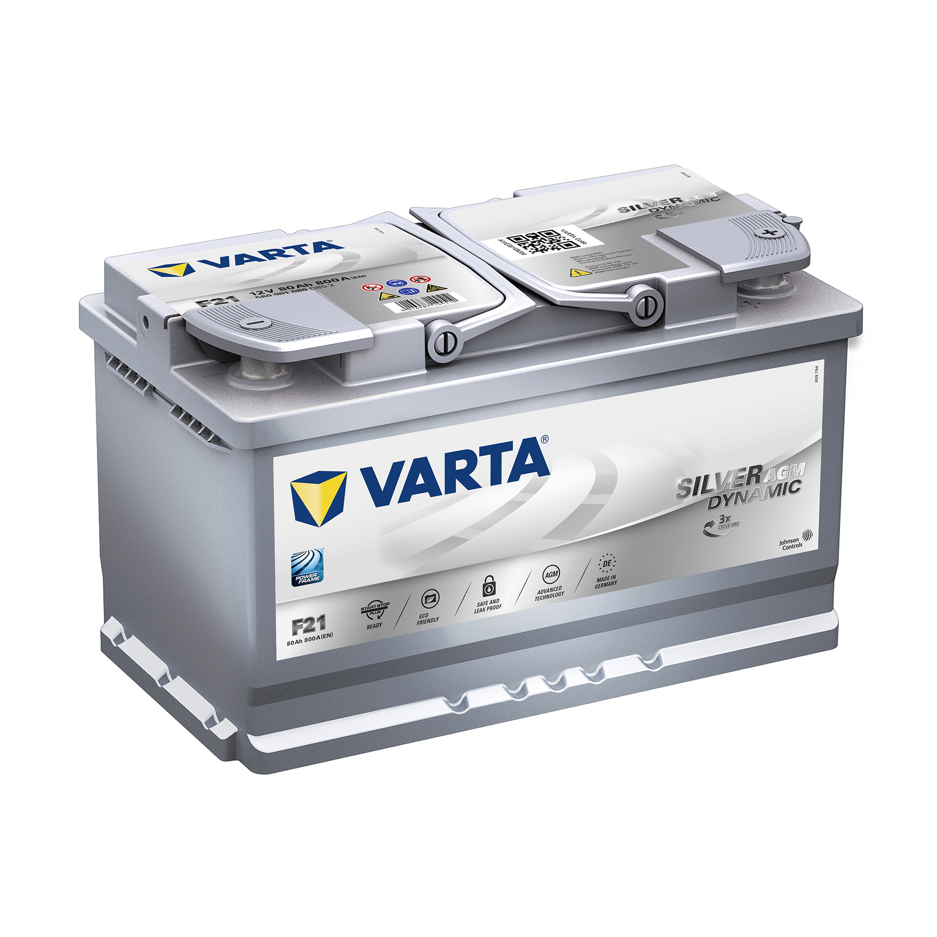 Акумулятор Varta 80 Aг 12В Start-Stop Plus AGM F21 (0)