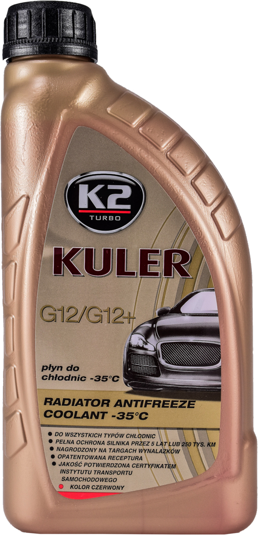 Антифриз K2 Turbo Kuler  G11 -35°C 1л (Червоний)