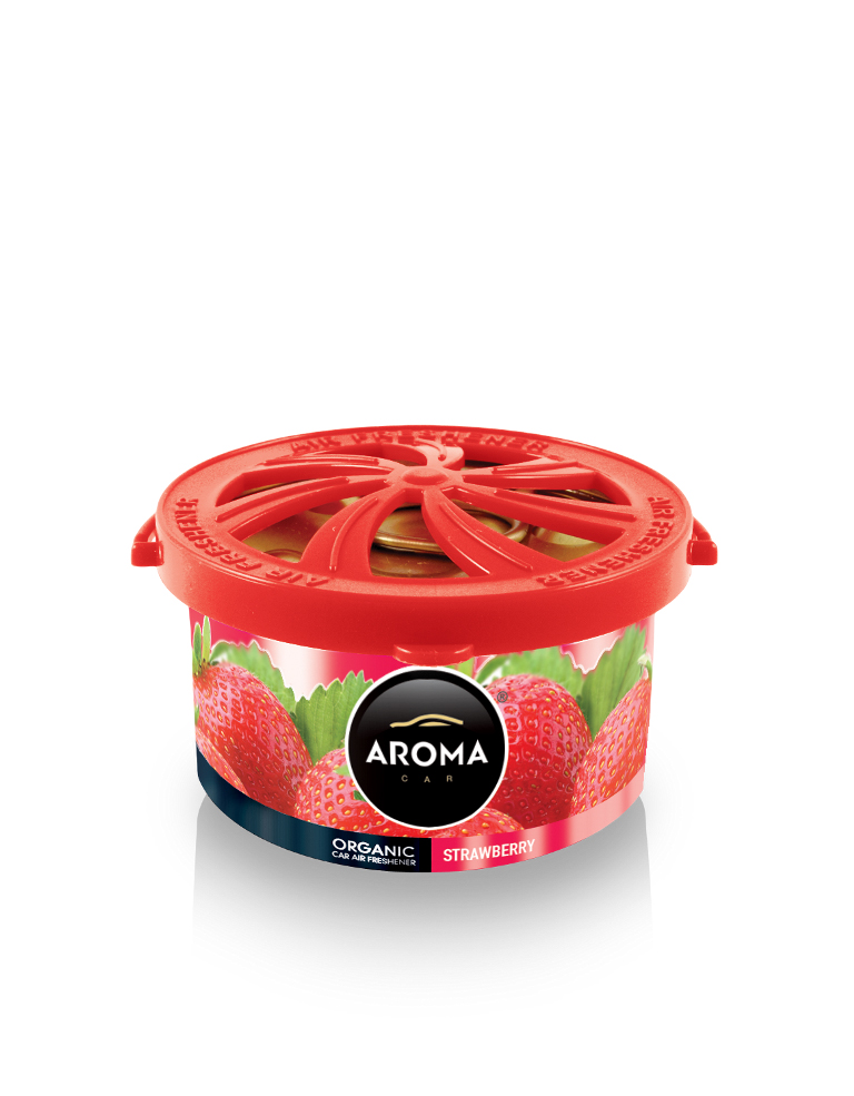 Ароматизатор повітря під сидіння Aroma Car Organic Stawberry 40гр