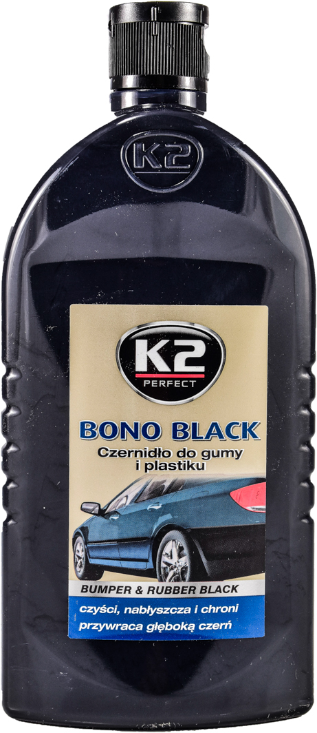 Засіб K2 Bono Black для догляду за шинами та чорними бамперами (рідина) 500мл