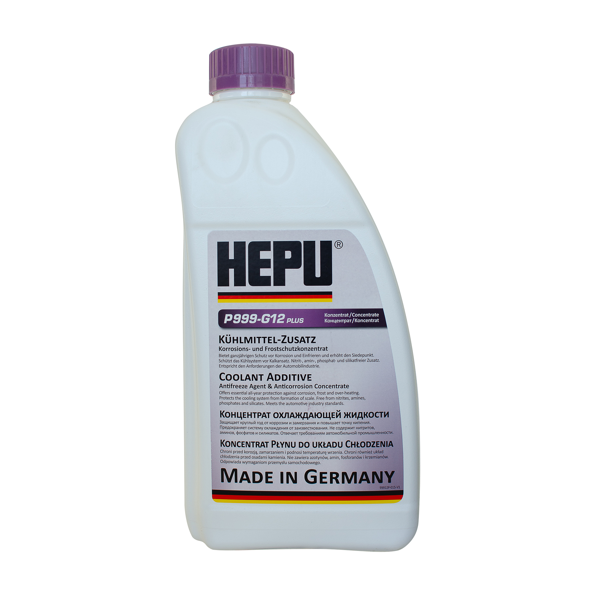 Концентрат охолоджуючої рідини HEPU P999 G12plus 1.5л (Фіолетовий)