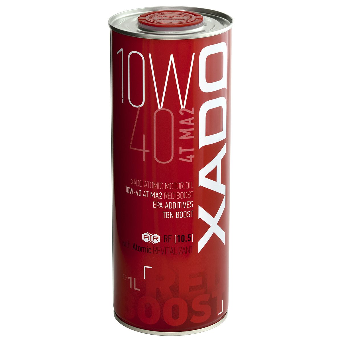 Моторна олива Xado Atomic Oil 4T MA2 Red Boost Super Synthetic 10W-40 1л