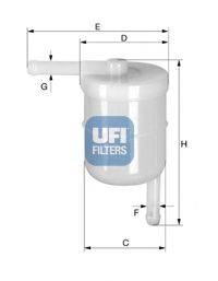 Топливный фильтр UFI 31.022.00