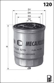 Топливный фильтр MECAFILTER ELG5253