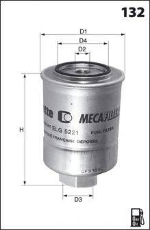 Топливный фильтр MECAFILTER ELG5247