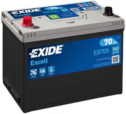 Стартерная аккумуляторная батарея; Стартерная аккумуляторная батарея EXIDE EB705