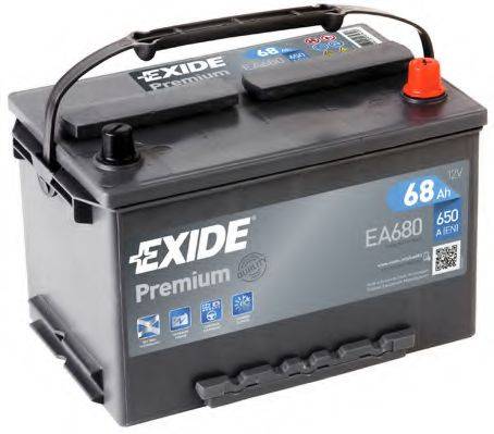 Стартерная аккумуляторная батарея; Стартерная аккумуляторная батарея EXIDE _EA680