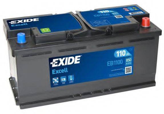 Стартерная аккумуляторная батарея; Стартерная аккумуляторная батарея EXIDE _EB1100