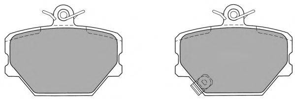 Комплект тормозных колодок, дисковый тормоз FREMAX FBP-1133
