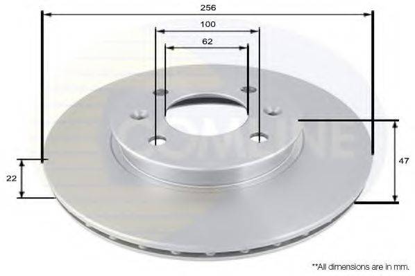 Тормозной диск COMLINE ADC1077V