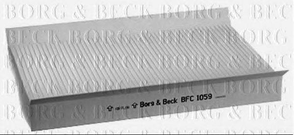 Фильтр, воздух во внутренном пространстве BORG & BECK BFC1059