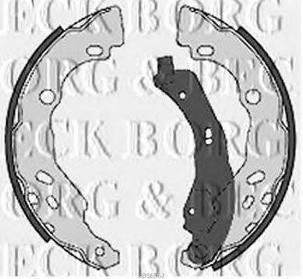 Комплект тормозных колодок BORG & BECK BBS6362