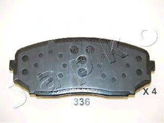 Комплект тормозных колодок, дисковый тормоз JAPKO 50336