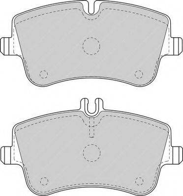 Комплект тормозных колодок, дисковый тормоз FERODO FDB1429