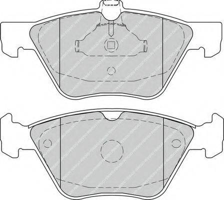 Комплект тормозных колодок, дисковый тормоз FERODO FDB4289