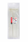 Пластикові стяжки-хомути CarLife 7.6x350 100шт білі