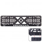 Рамка номерного знаку Vitol об`ємні букви Honda