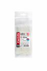 Пластикові стяжки-хомути CarLife 2.5x150 100шт білі
