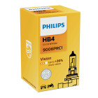 Галогенна автолампа Philips HB4 55W 12В P22d Premium 30% 9006PRC1