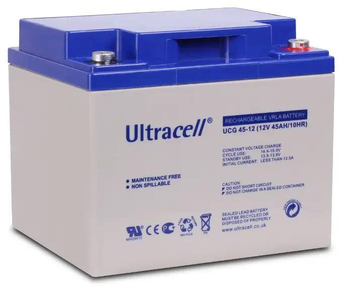 Акумулятор Ultracell 45 Аг 12В стаціонарний