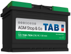 Акумулятор TAB 70 Аг 12В AGM Euro (0)