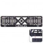 Рамка номерного знаку Vitol об`ємні букви Lexus